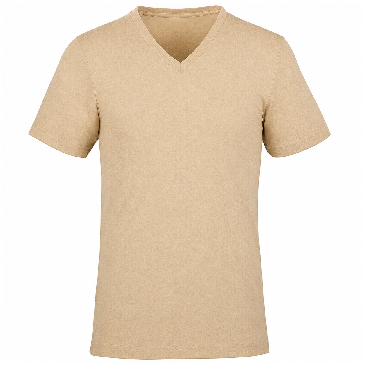 Men's UPF Stretch Half Zip Pullover — Tan Beige