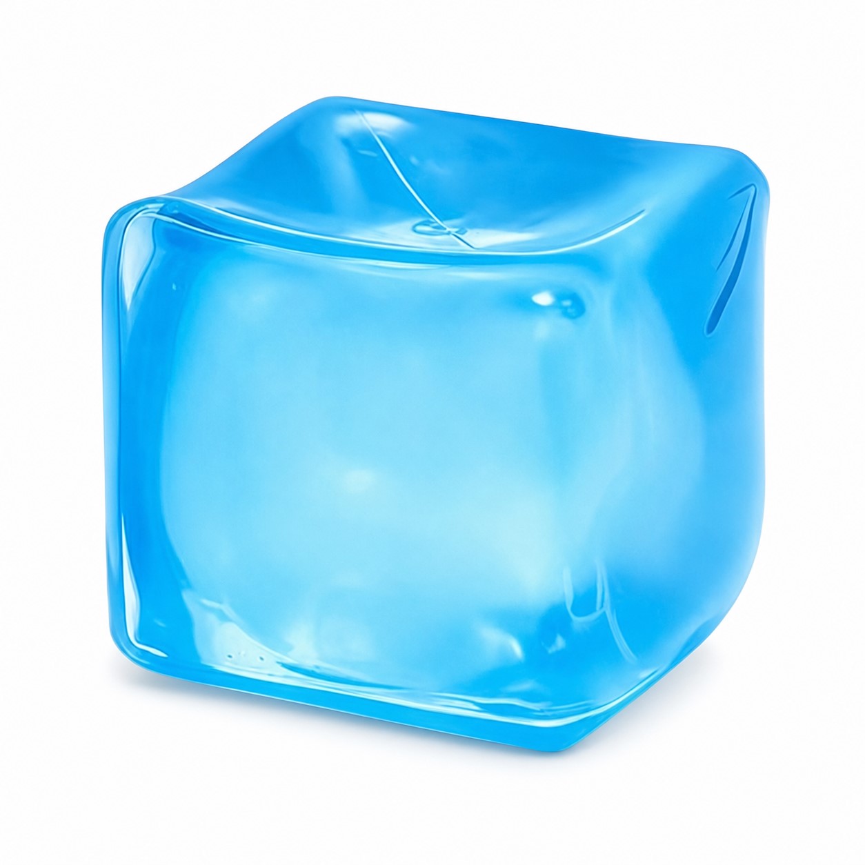 Transparent TPR Ice Cube Stress Ball — view 2