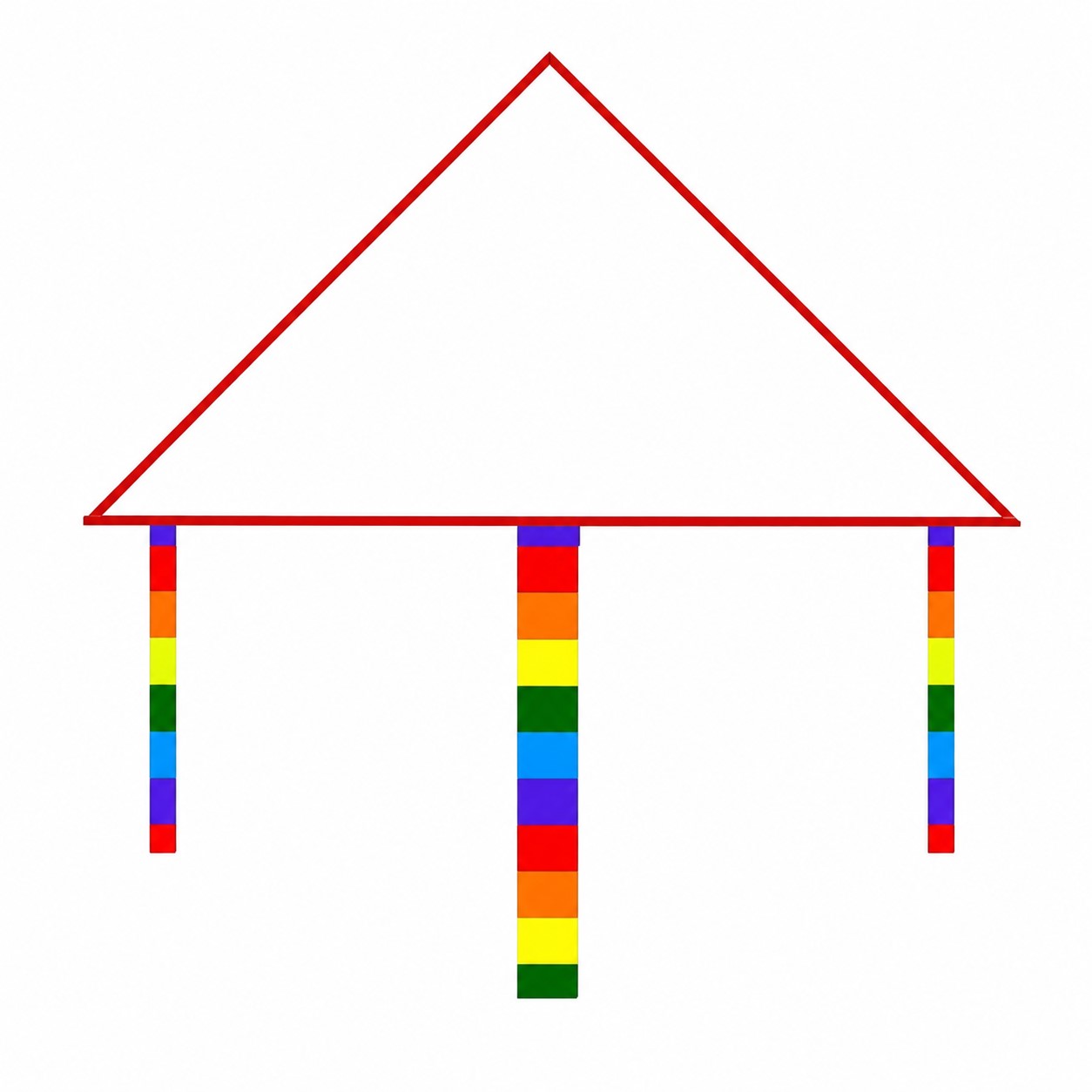 Triangular Fiberglass Frame Kite — view 2