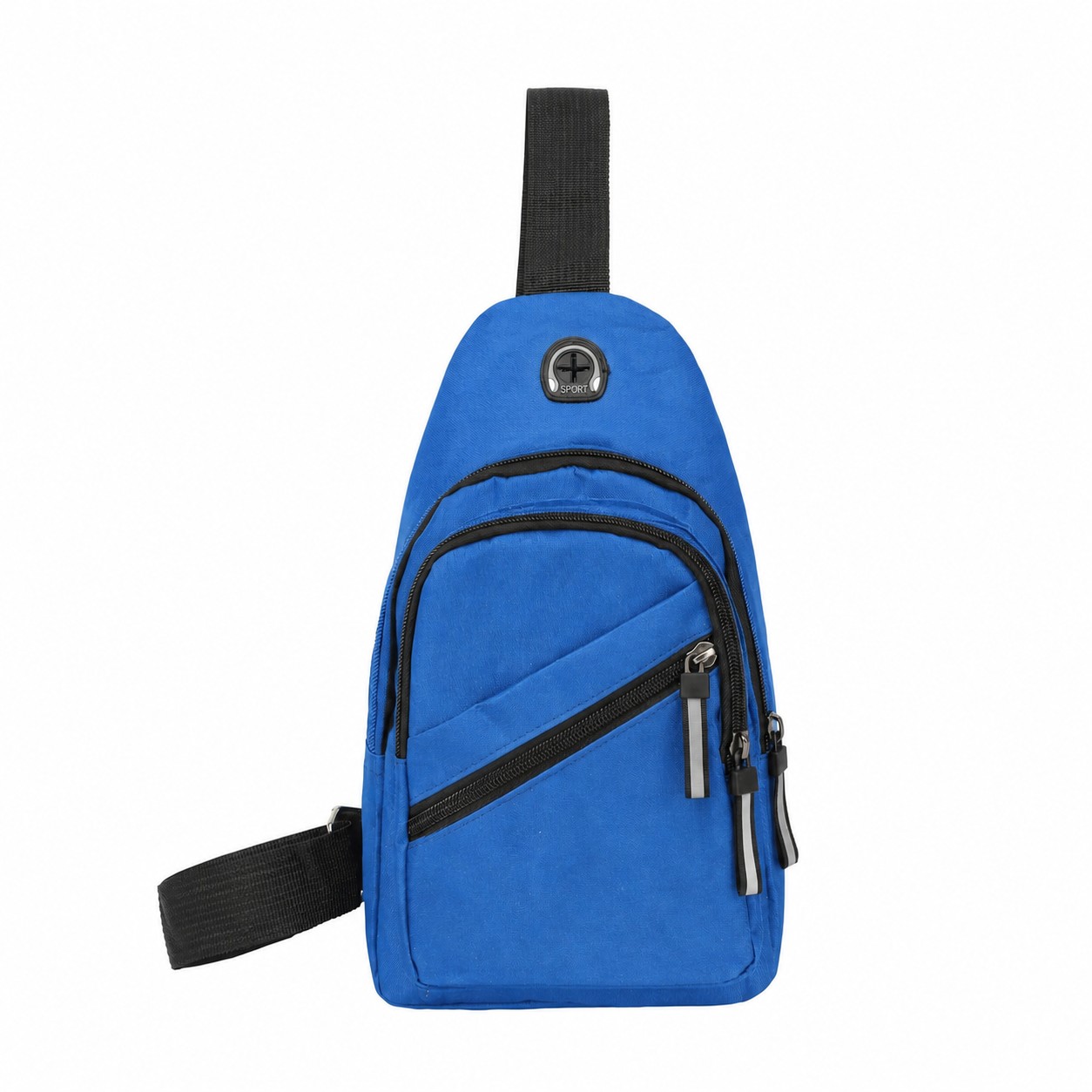 Adjustable Strap Crossbody Sling Bag — Blue