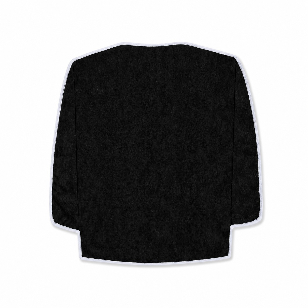 Jersey Shaped Microfiber Rally Towel — Black