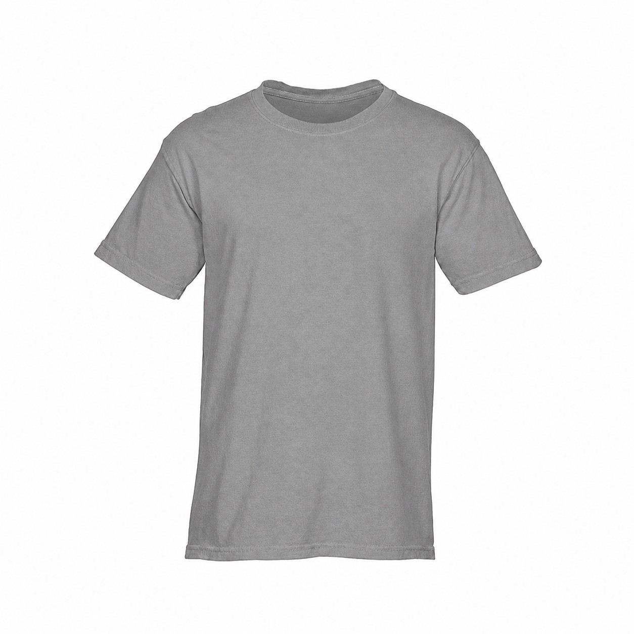 Garment-Dyed Ringspun Cotton T-Shirt — Gray
