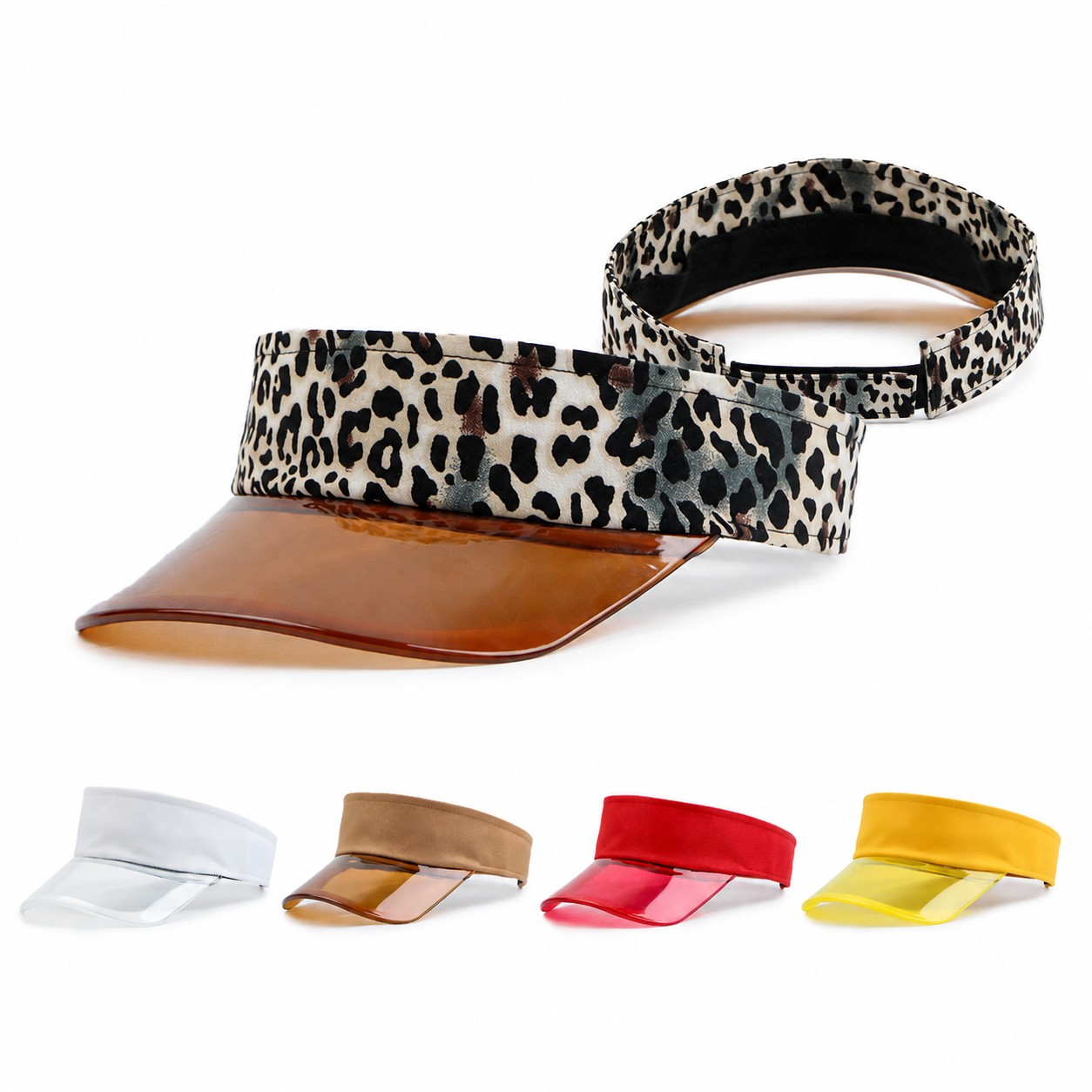 PVC Tinted Beach Visor Hat