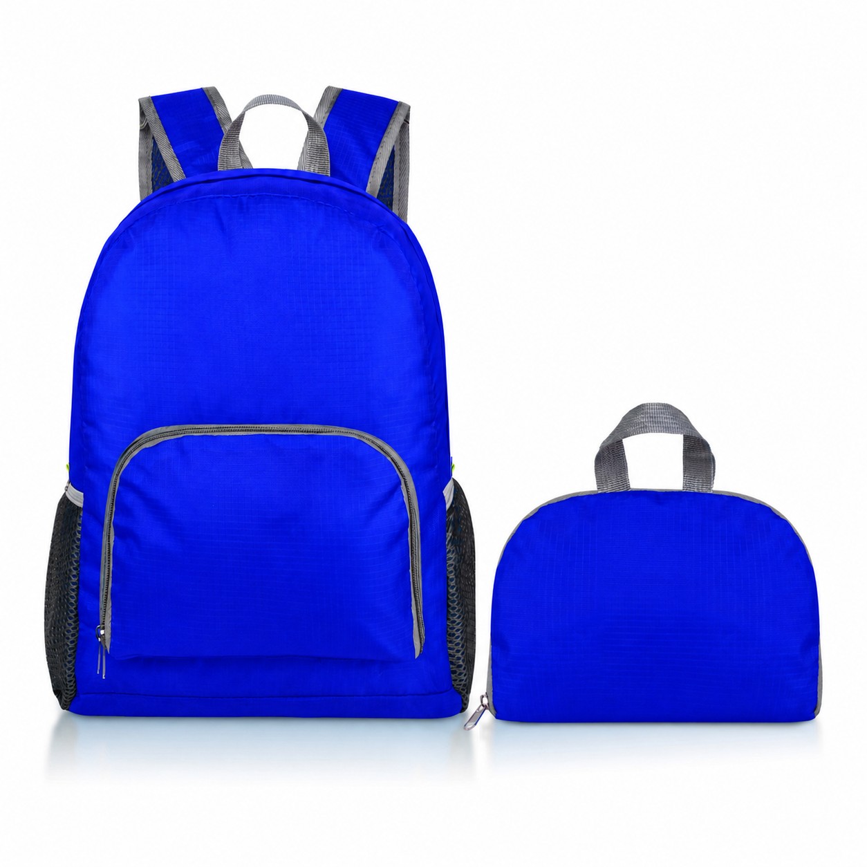 210D Ripstop Polyester Adjustable Strap Backpack — Royal Blue