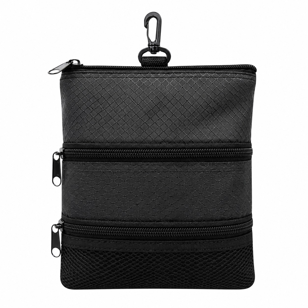 Fabric Golf Polo Tee Organizer With Clip — view 2