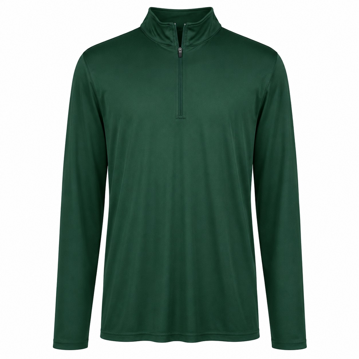 Men's Polyester Quarter Zip Team Pullover — view 2