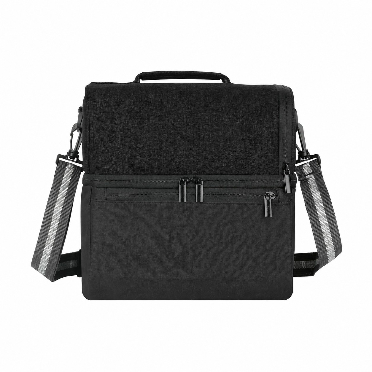 300D Polyester 10" Cooler Bag — Black