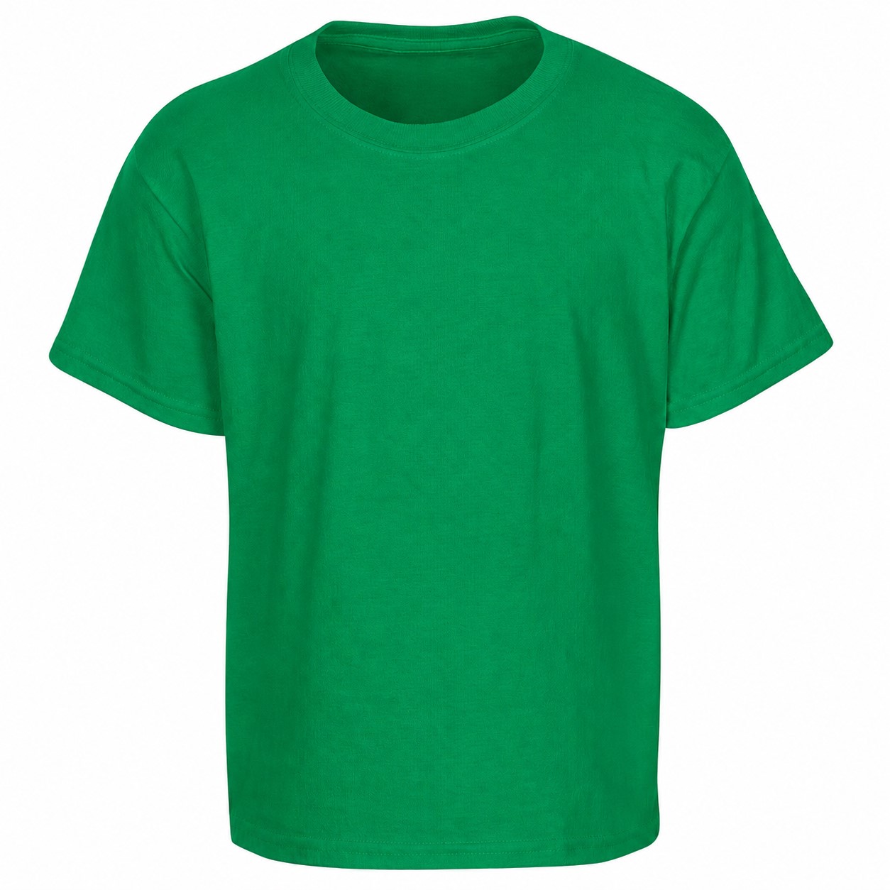 Youth 6-Ounce Cotton Crewneck T-Shirt — Green