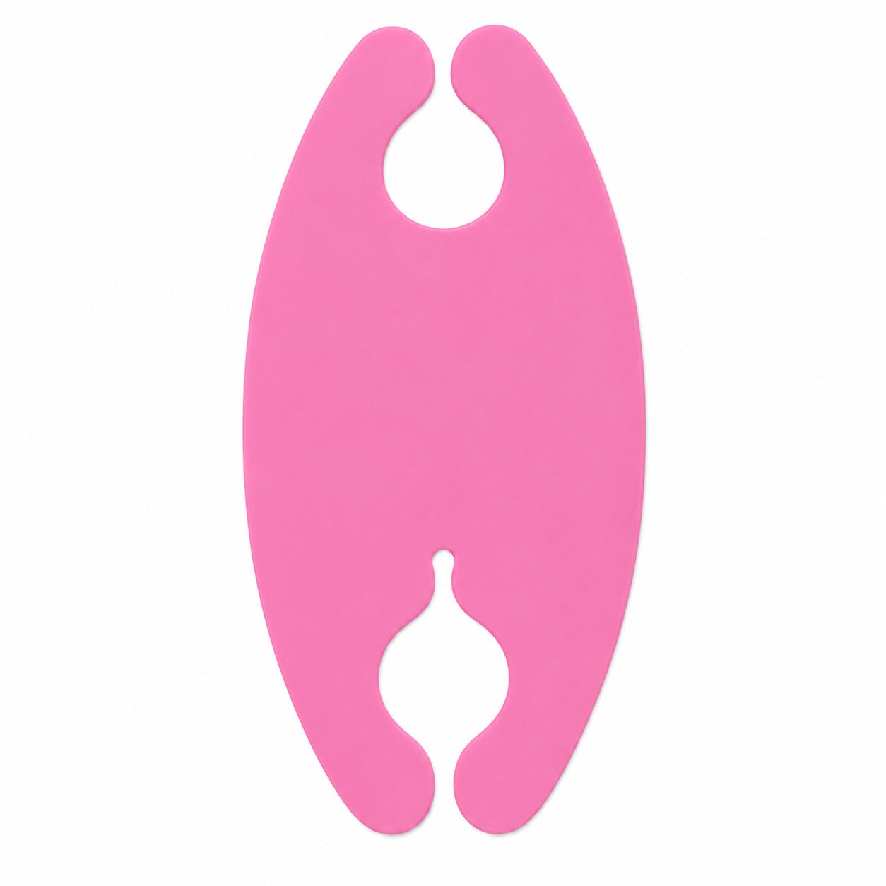 Oval Silicone Cord Wrap Organizer — Pink