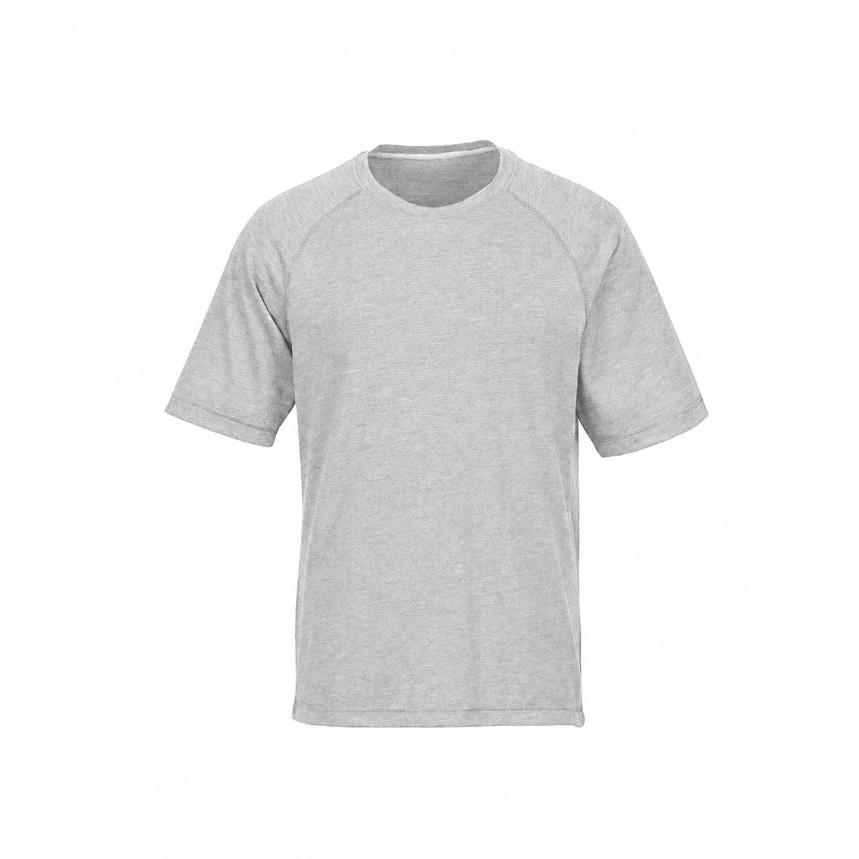 Men's Tri-Blend Moisture-Wicking Raglan T-Shirt — Silver