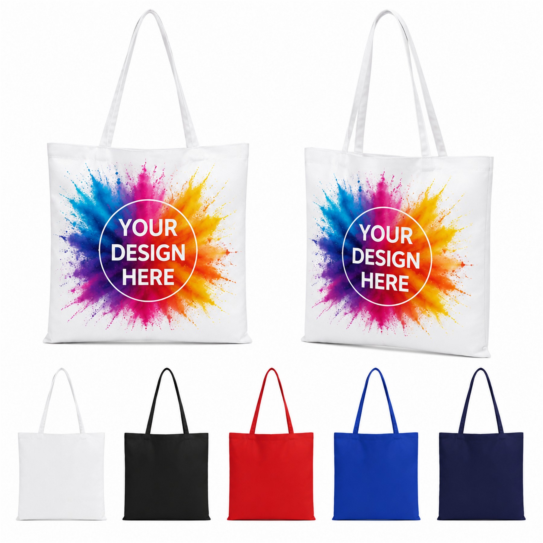 8 Oz Polyester Canvas Tote Bag