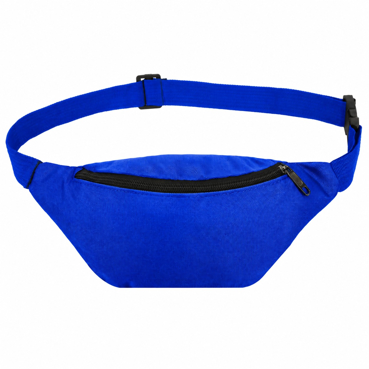 600D Polyester Roomy Fanny Pack — Royal Blue