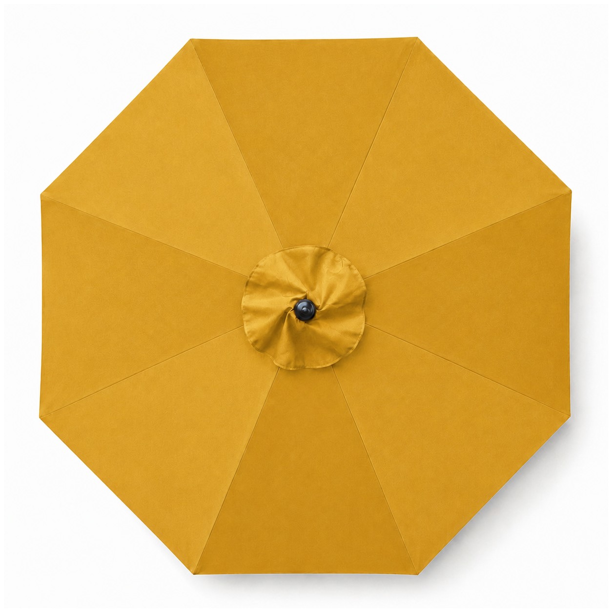 9' Aluminum Market Umbrella Crank Lift — Brass Gold