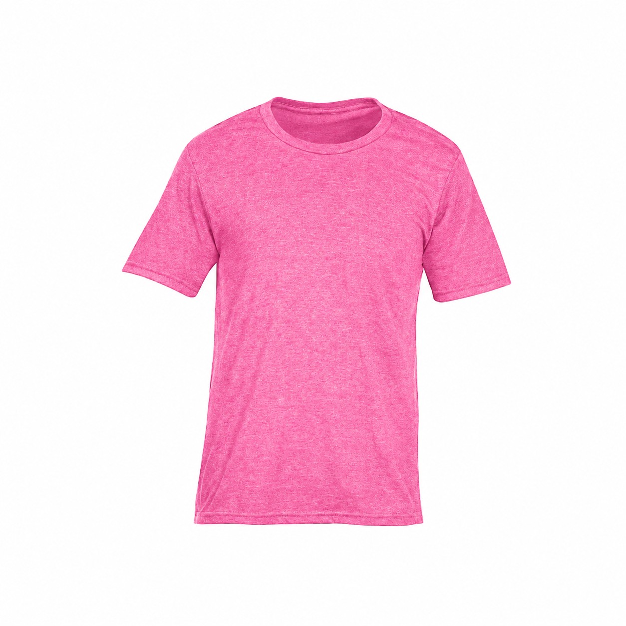 Men's Cotton Polyester Blend T-Shirt — Pink