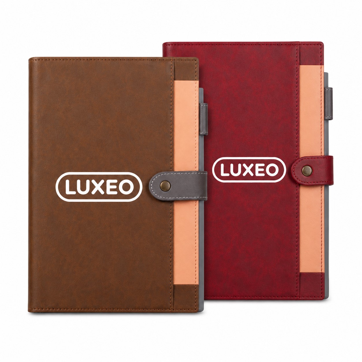 Hardcover Paper Journal With Snap Tab