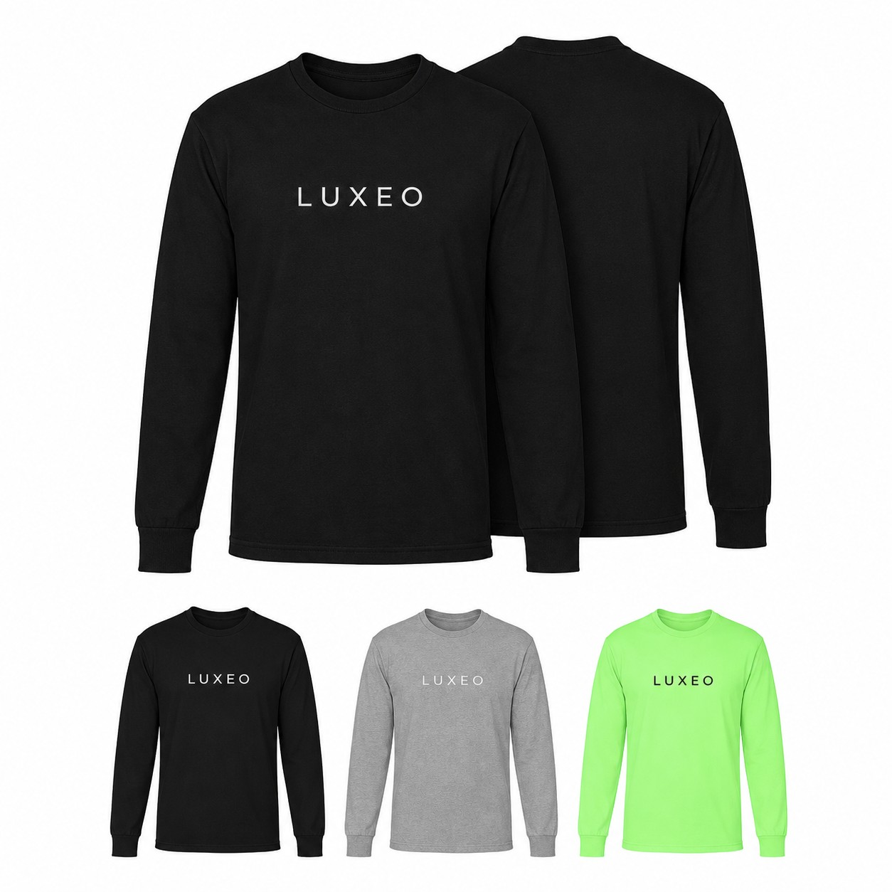 Cotton Long Sleeve T-Shirt With Reinforced Hem