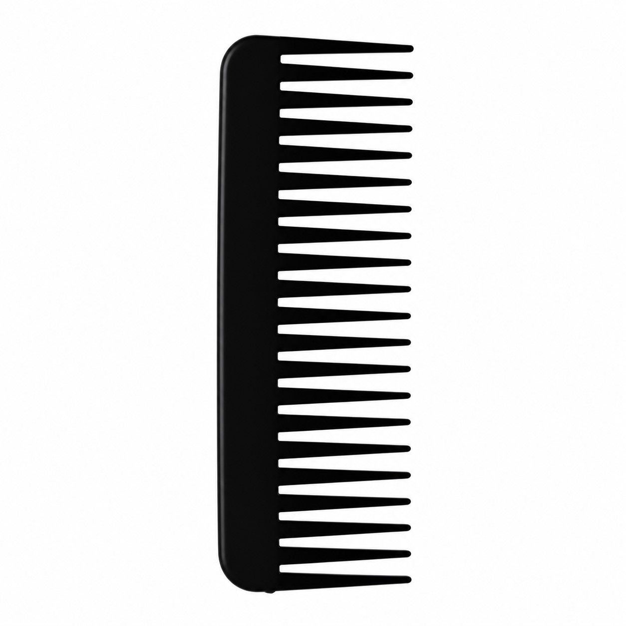 Wide Tooth Plastic Hair Detangling Comb — view 2