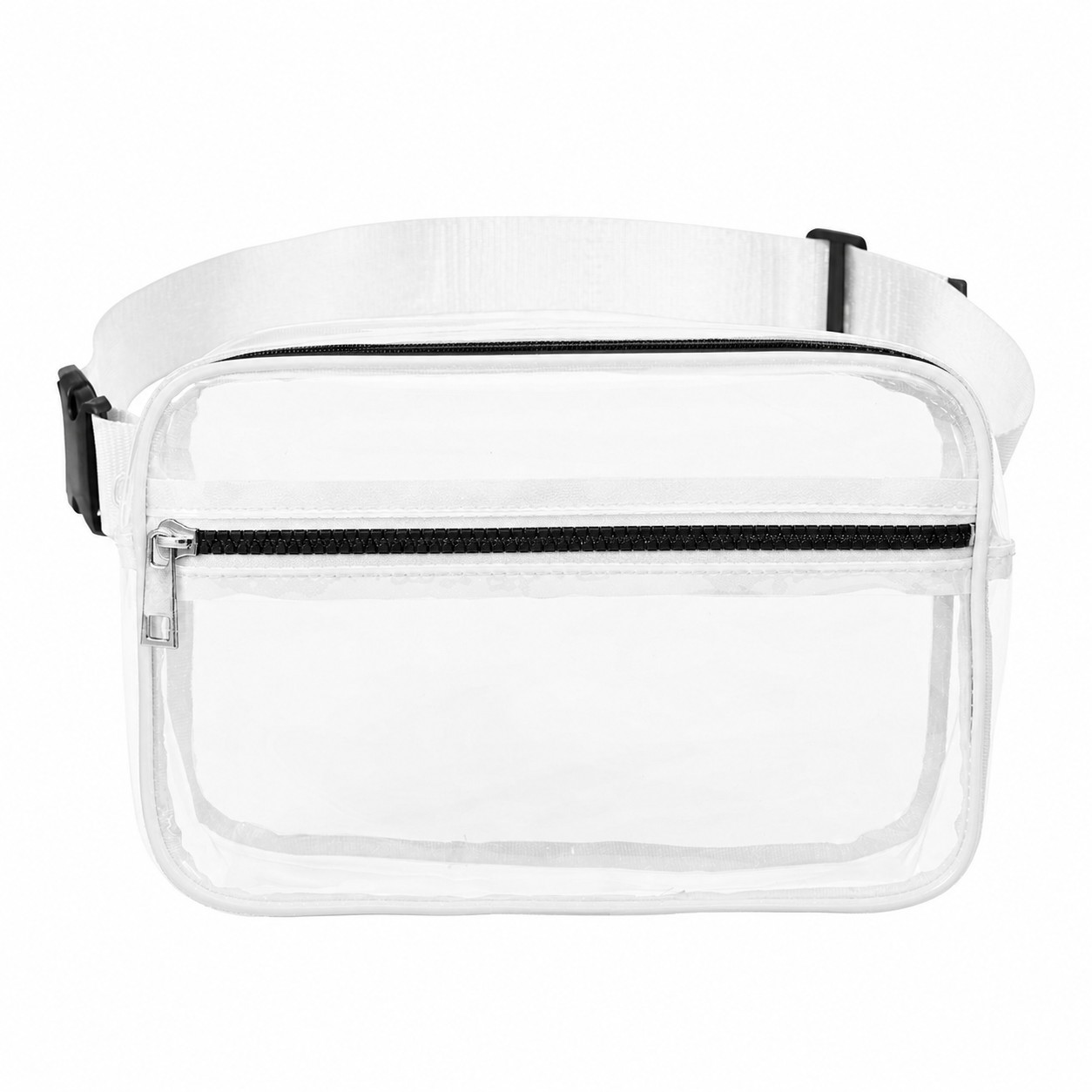 PVC Transparent Fanny Pack — White