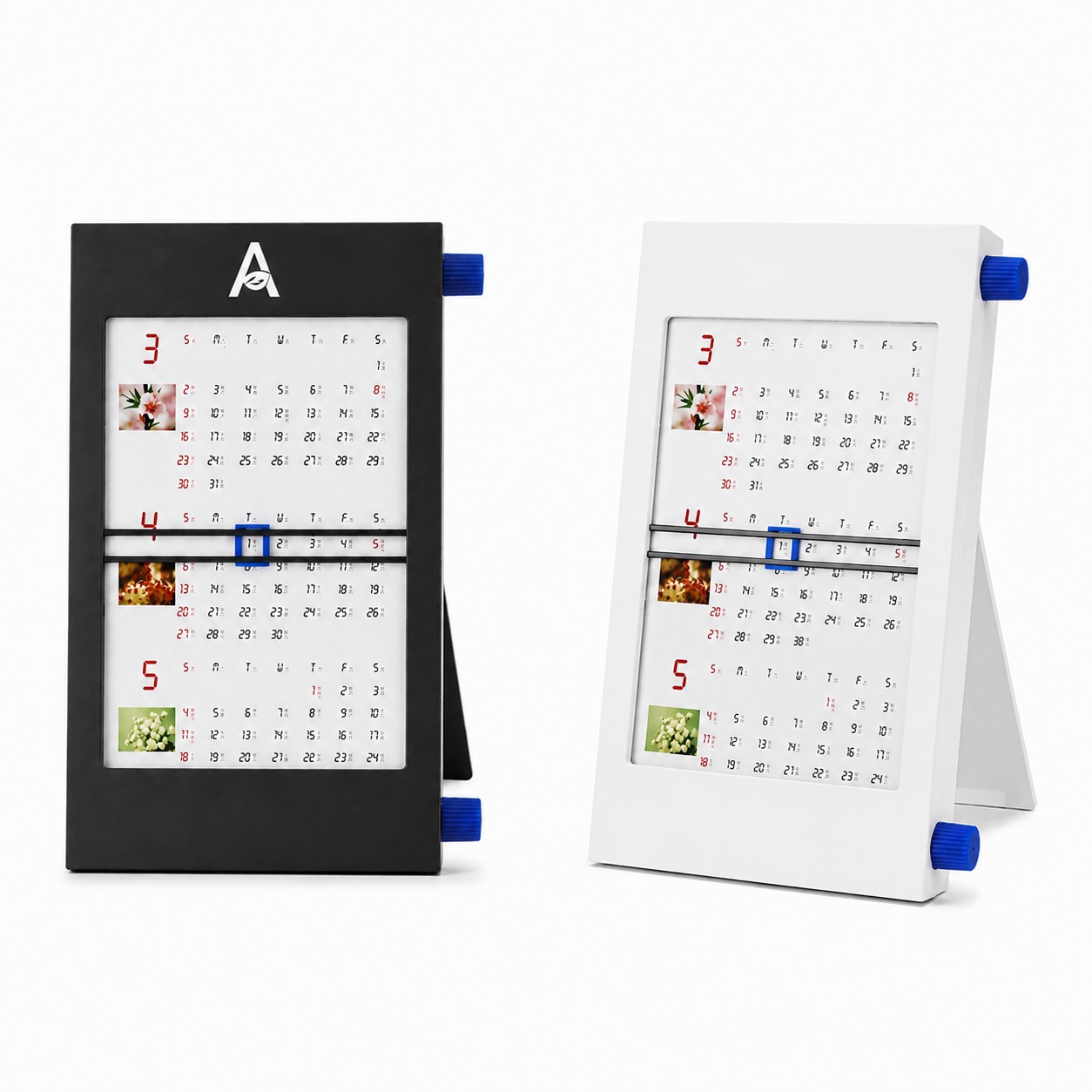 Three Month Spinning Desktop Planner