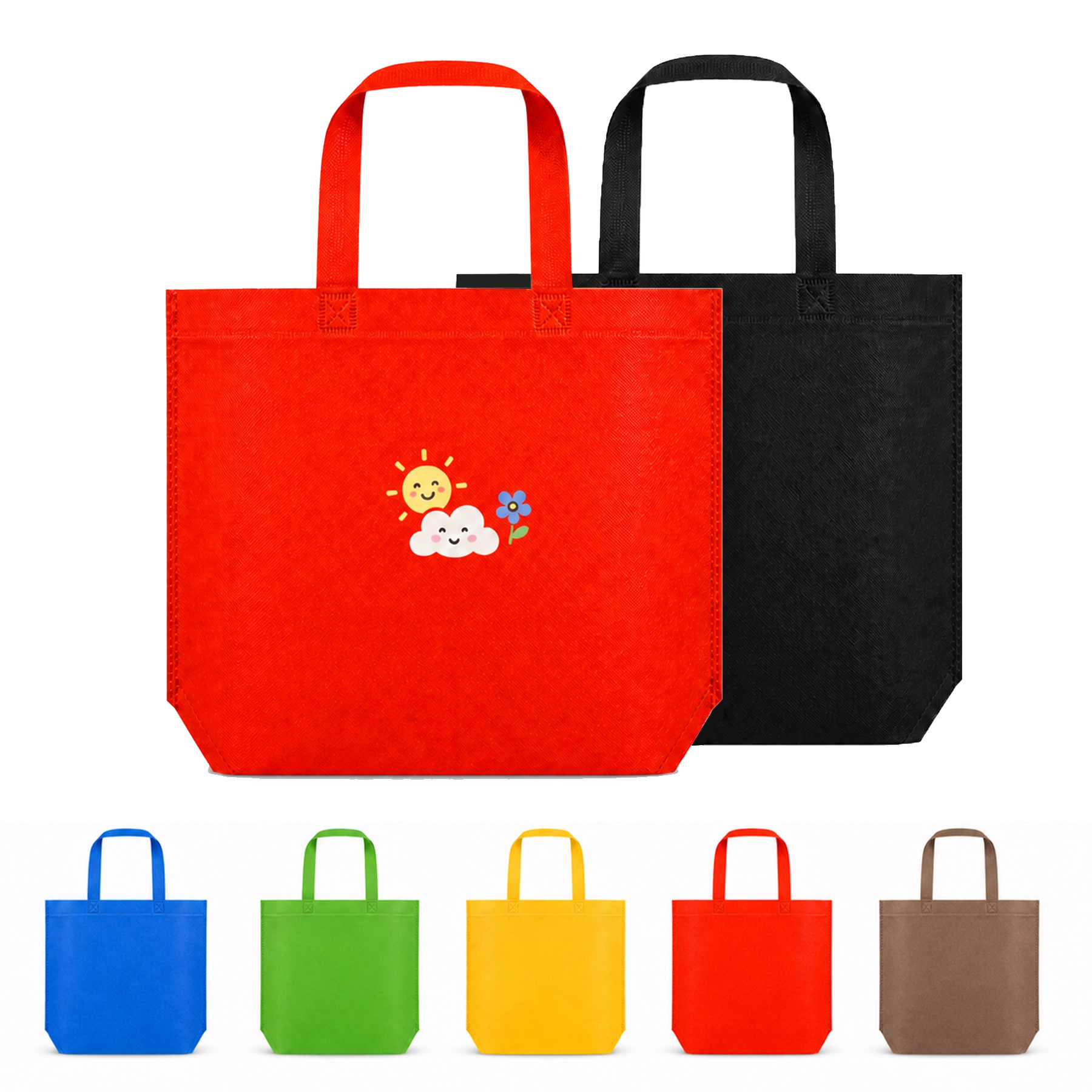 Angled Bottom Polyester Shopping Tote