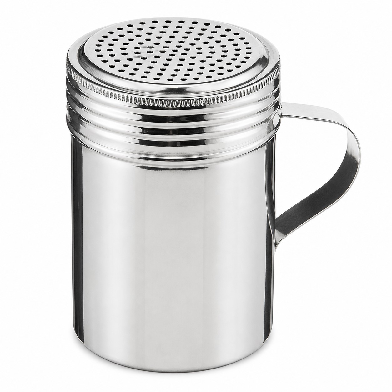 Handled Stainless Steel Powder Shaker — view 2
