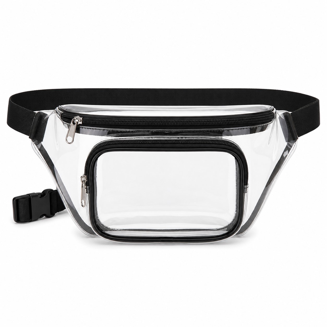Transparent PVC Two Pocket Fanny Pack — view 2