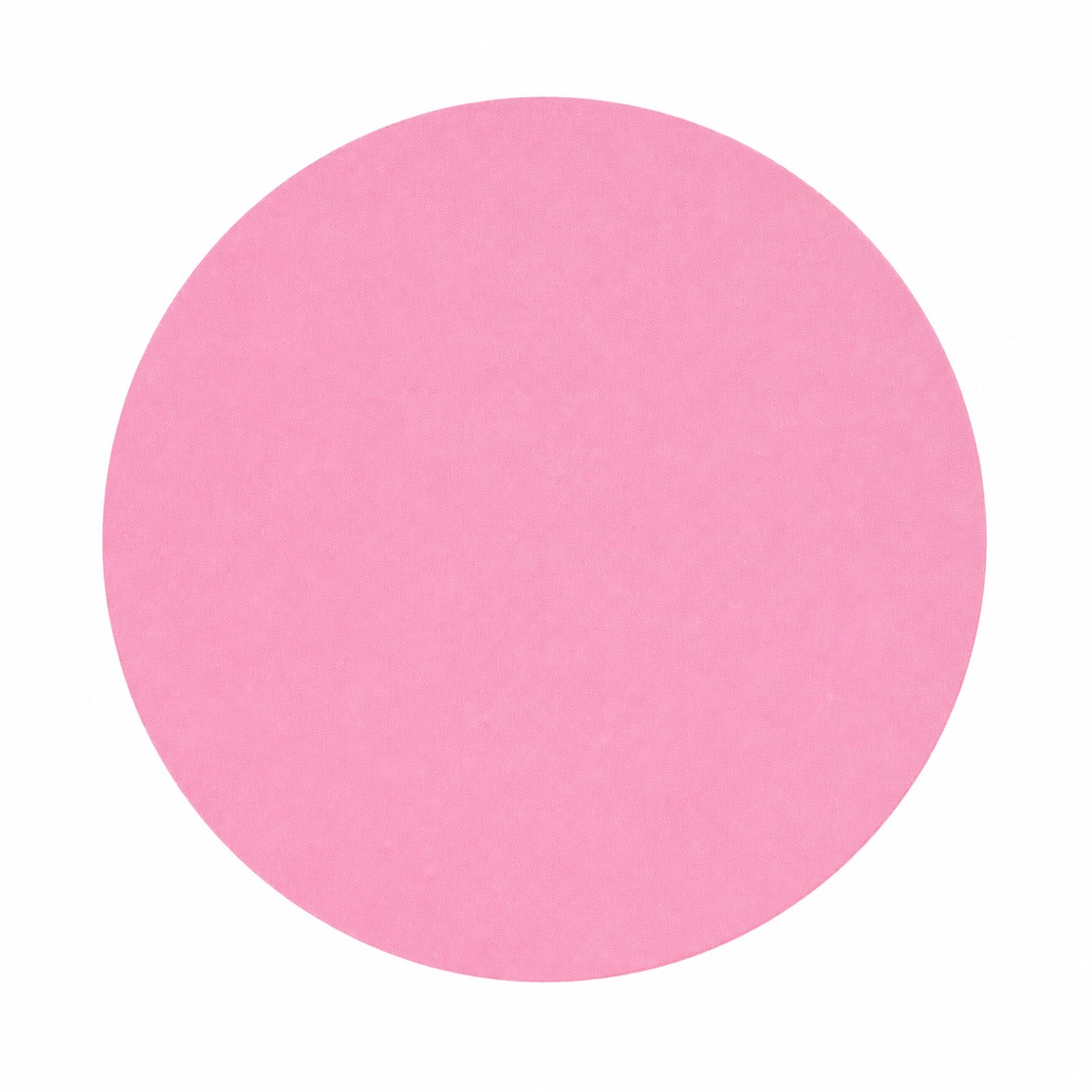 Eight Inch Round Fabric Mouse Pad — Pink