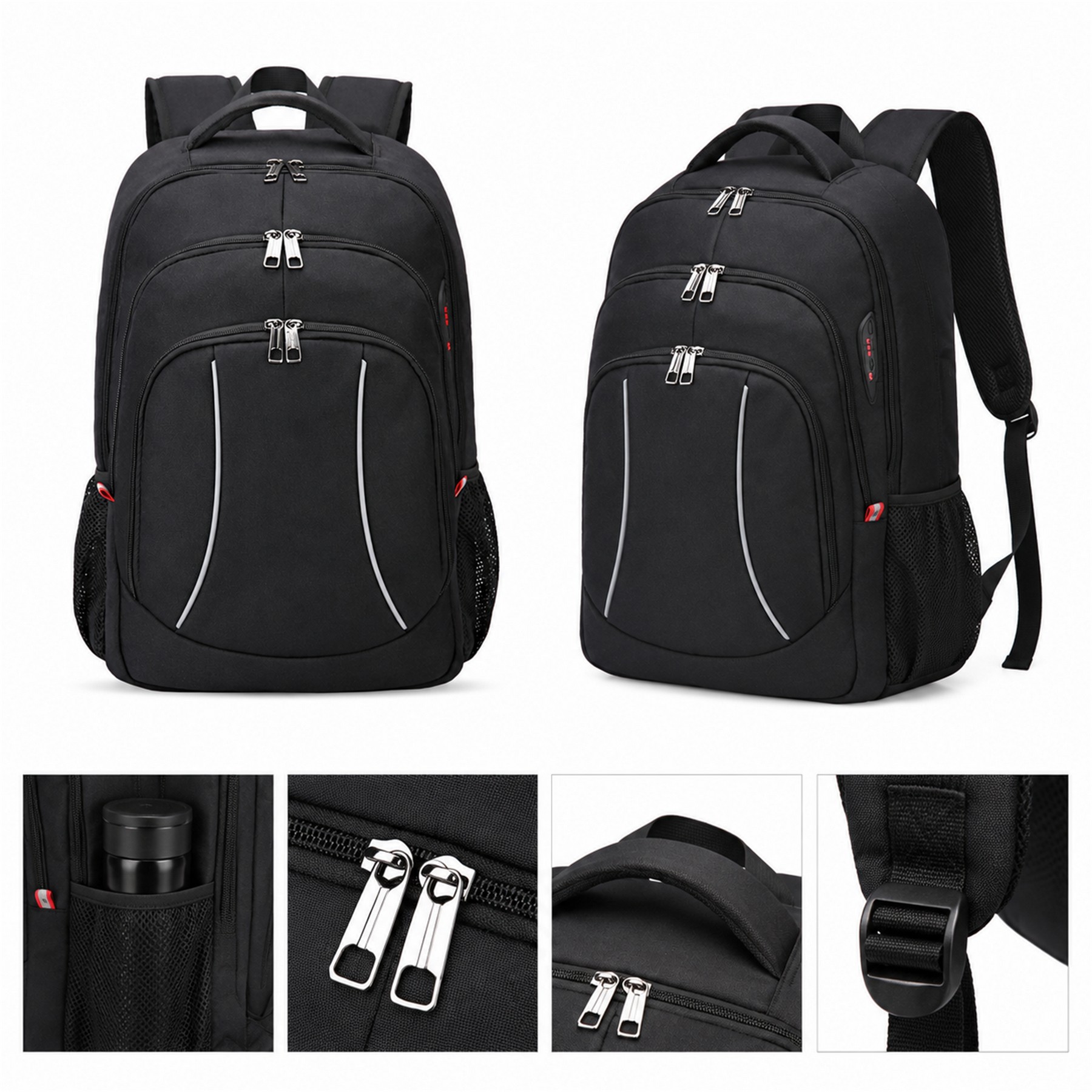 15.6-Inch Laptop Backpack With Luggage Strap