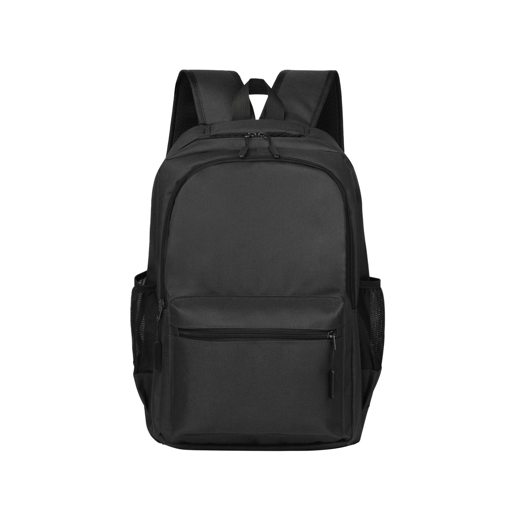 600D Polyester Black Laptop Backpack — view 2