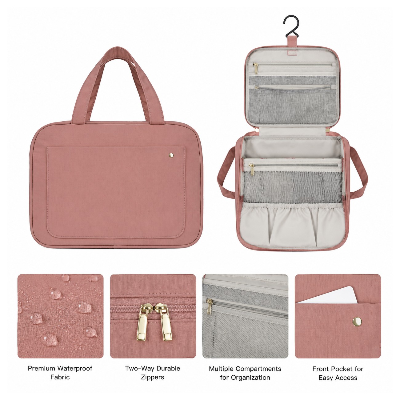 Nylon Hanging Toiletry Bag