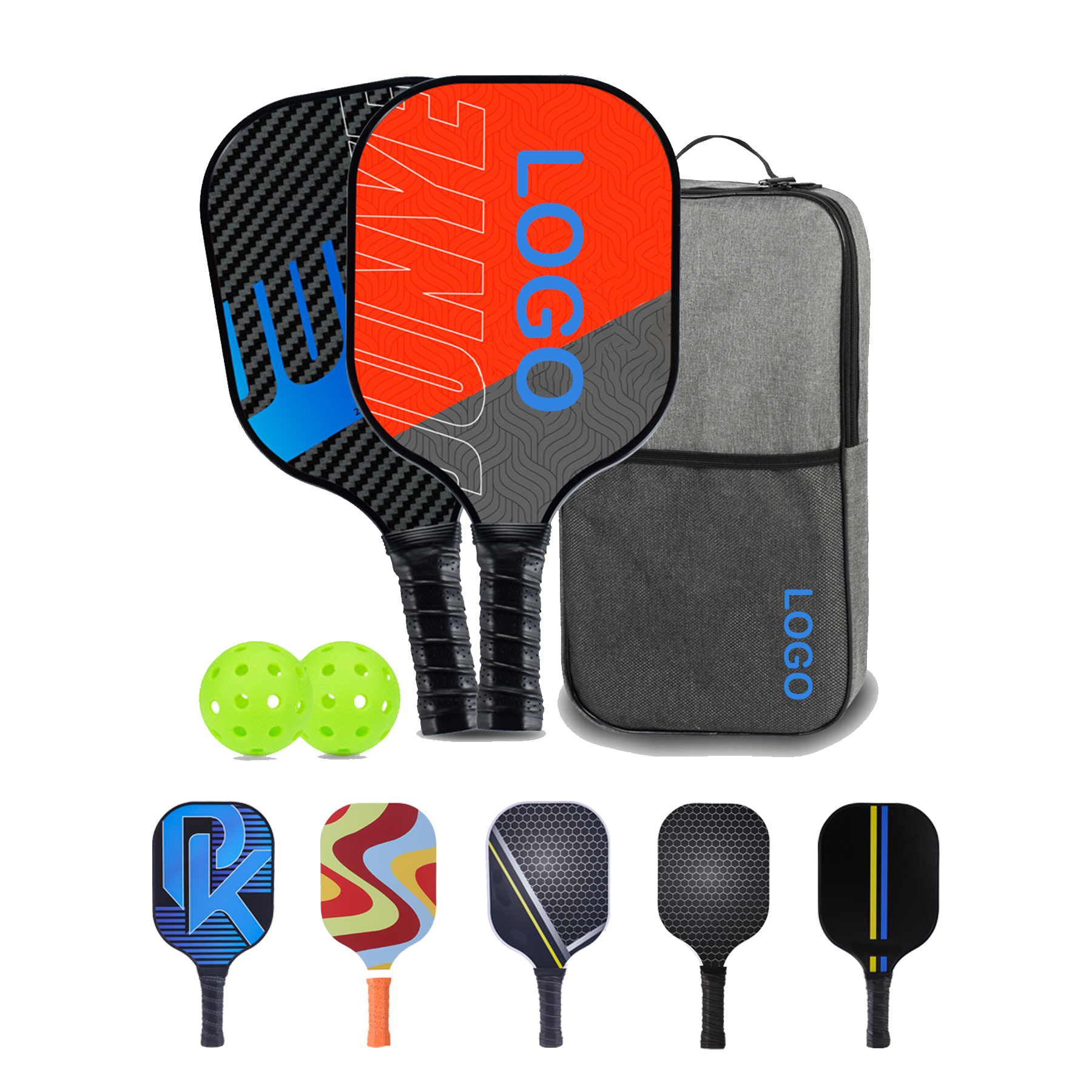 Carbon Fiber Pickleball Paddle Kit
