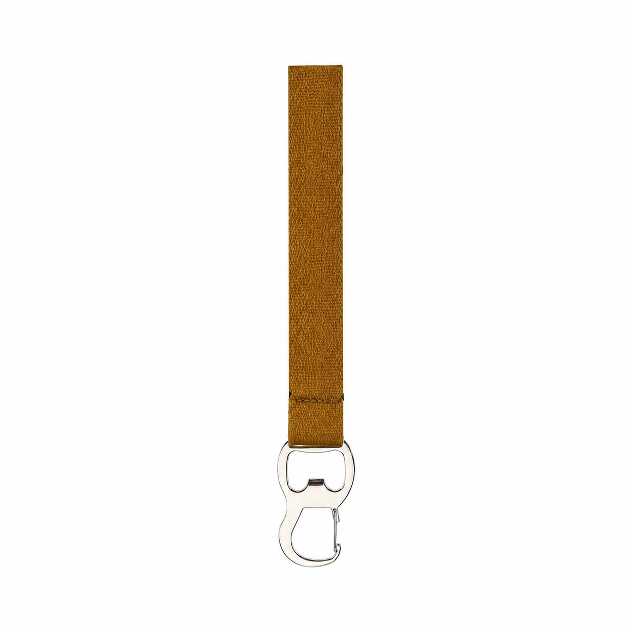 Neoprene Wristband Bottle Opener Keychain — Bronze Gold