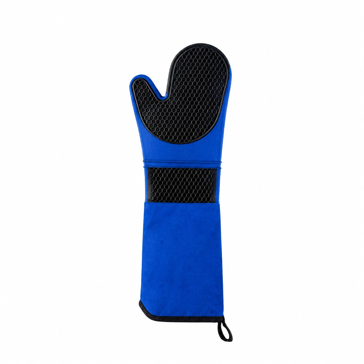 Silicone Oven Mitt Cooking Glove — Blue