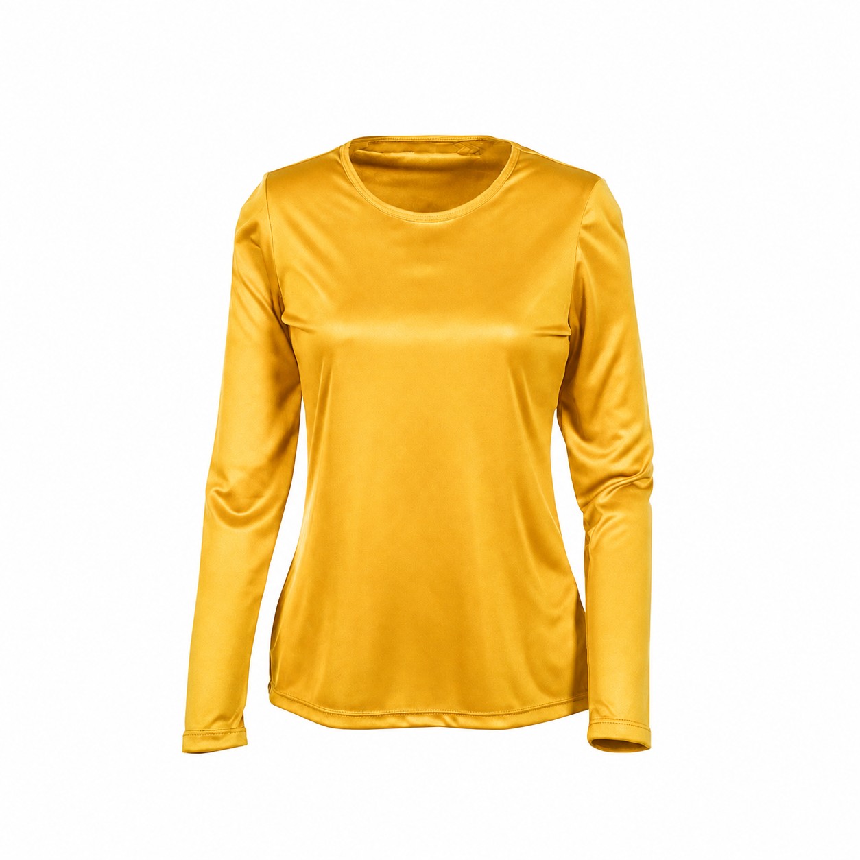 Ladies Recycled Polyester Cooling Tee — Gold