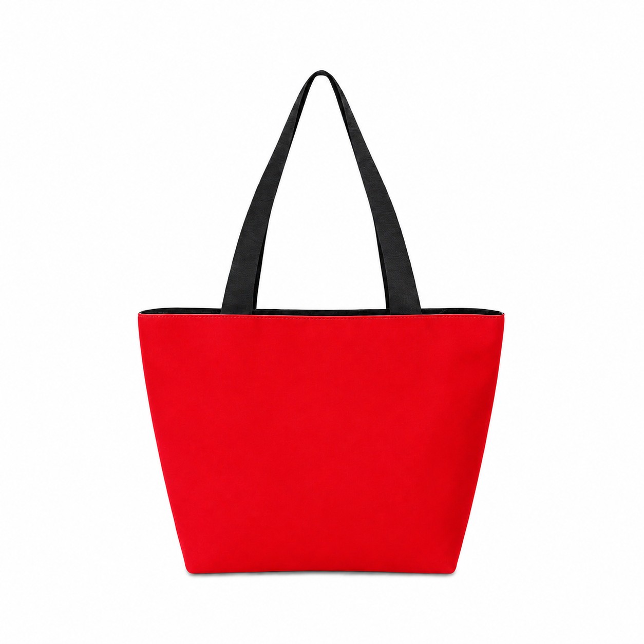 Polyester Everyday Carry Bag With Zipper — Red
