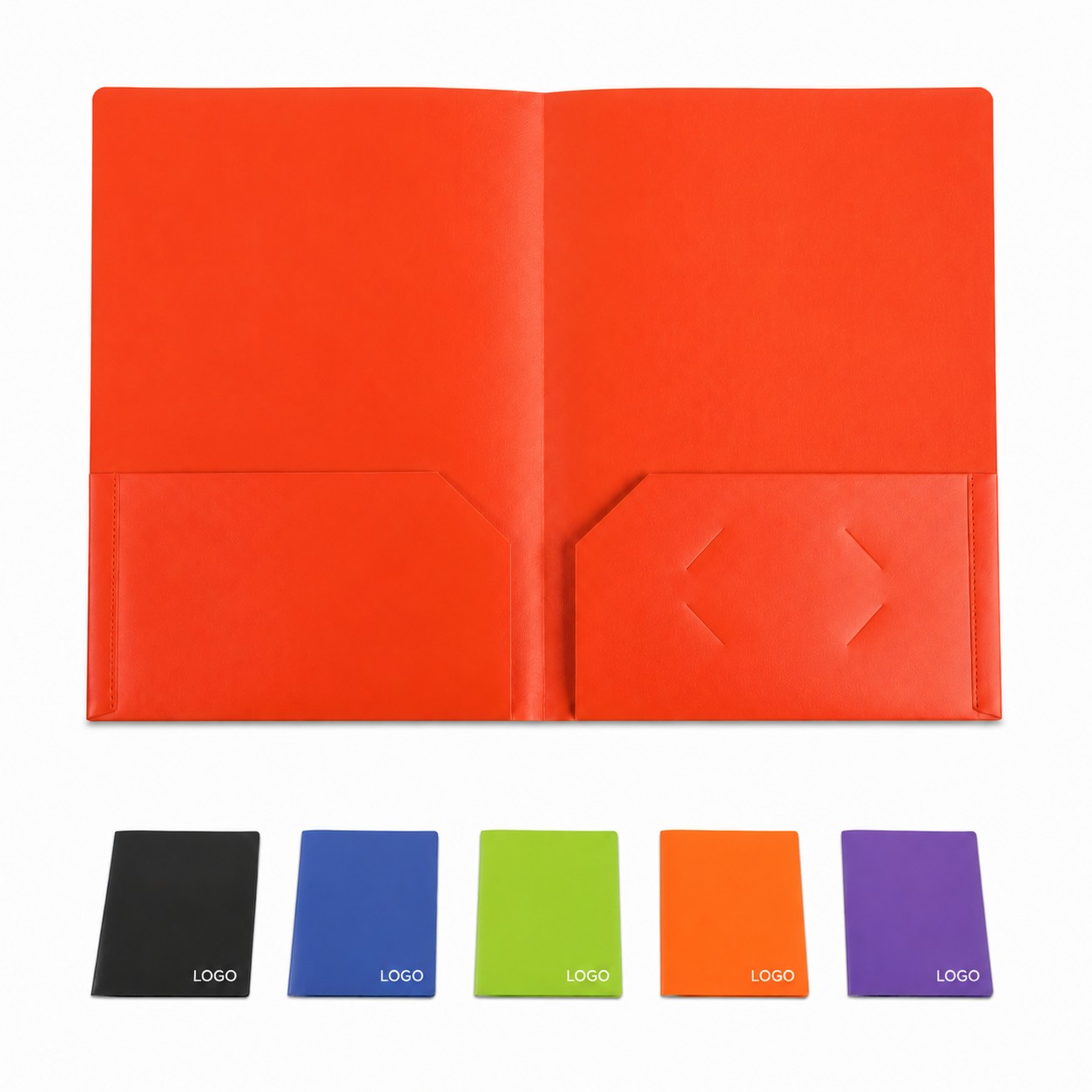 Two Pocket Polyethylene Letter Folder