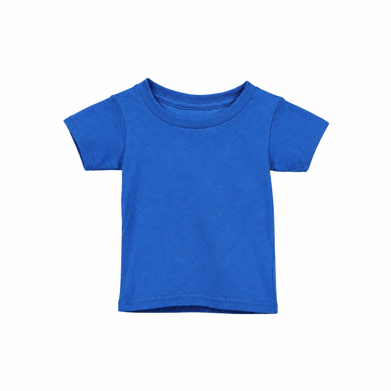 Toddler Cotton Short Sleeve T Shirt — Blue