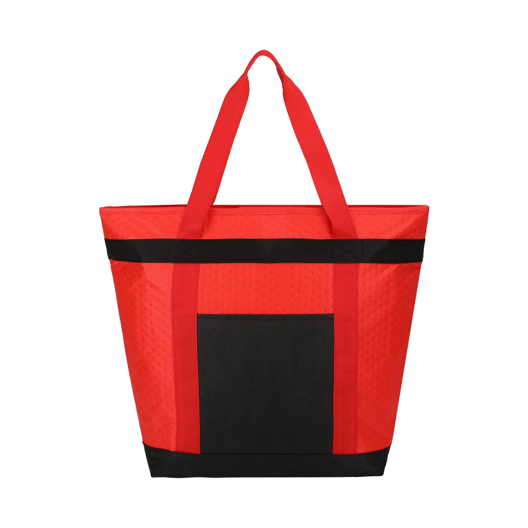 Plastic Bottom Insert Non-Woven Carry Bag — view 2