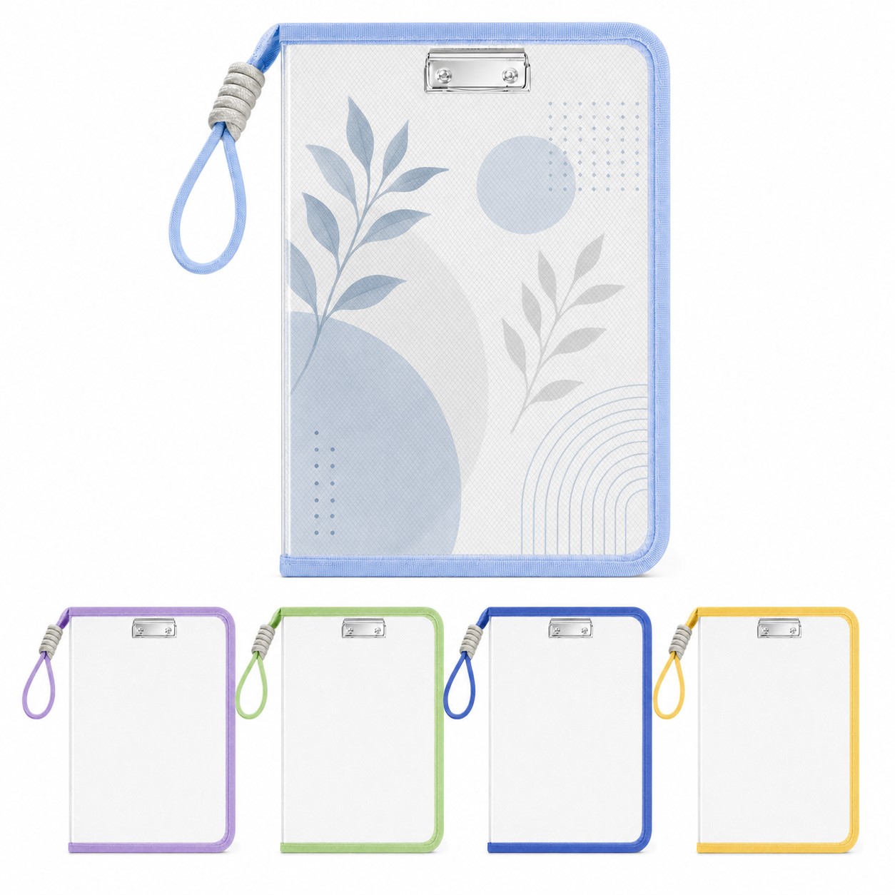 Zippered PP File Organizer With Clipboard