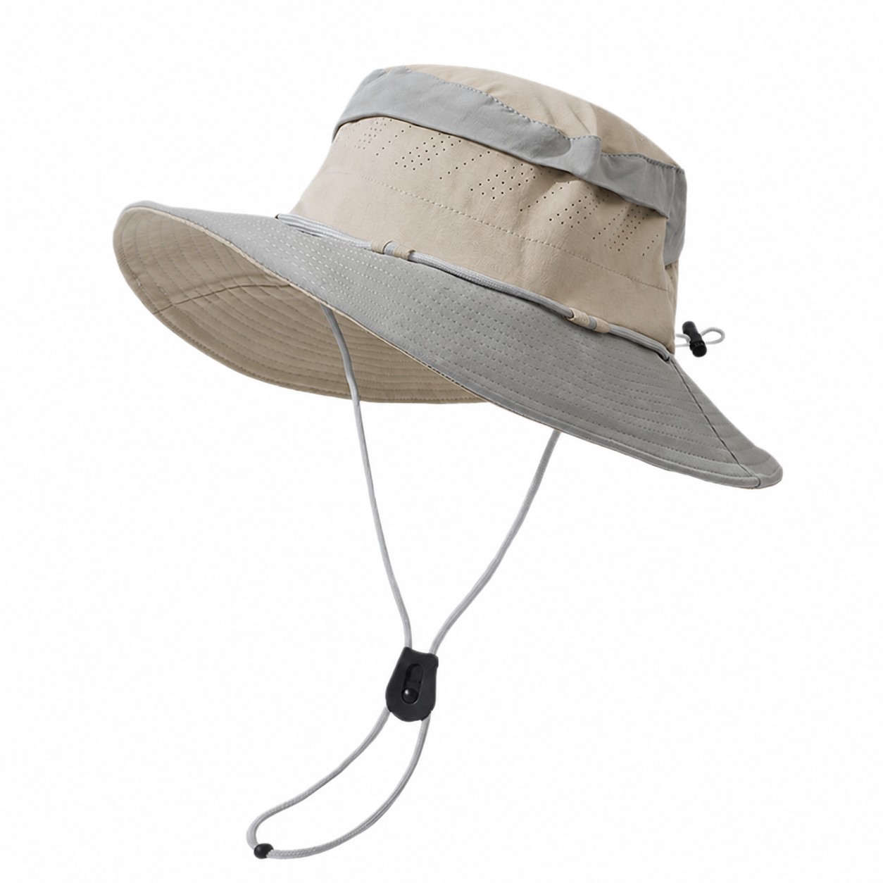 Polyester Vented Boonie Shade Hat — Beige