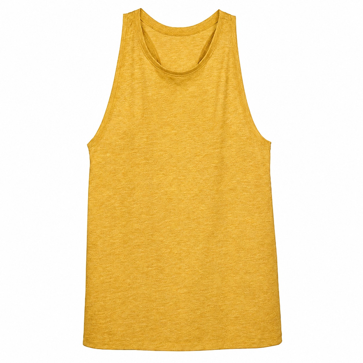 Ladies Tri Blend Racerback Tank — Gold