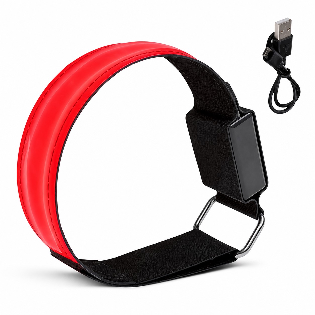 Rechargeable LED Reflective Safety Wristband — view 2