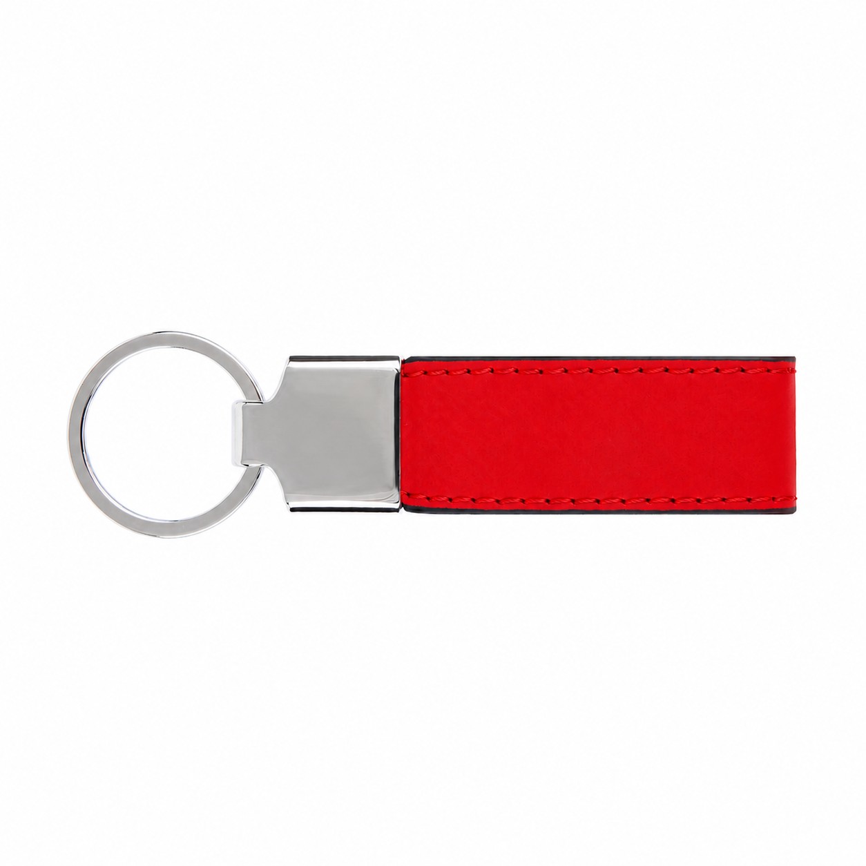 PU Leather Key Chain Strap — Red