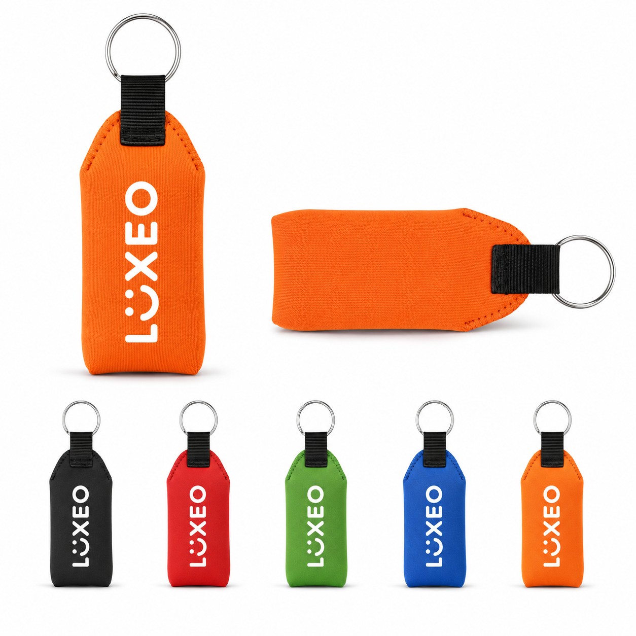 Floating Synthetic Rubber Key Fob Ring