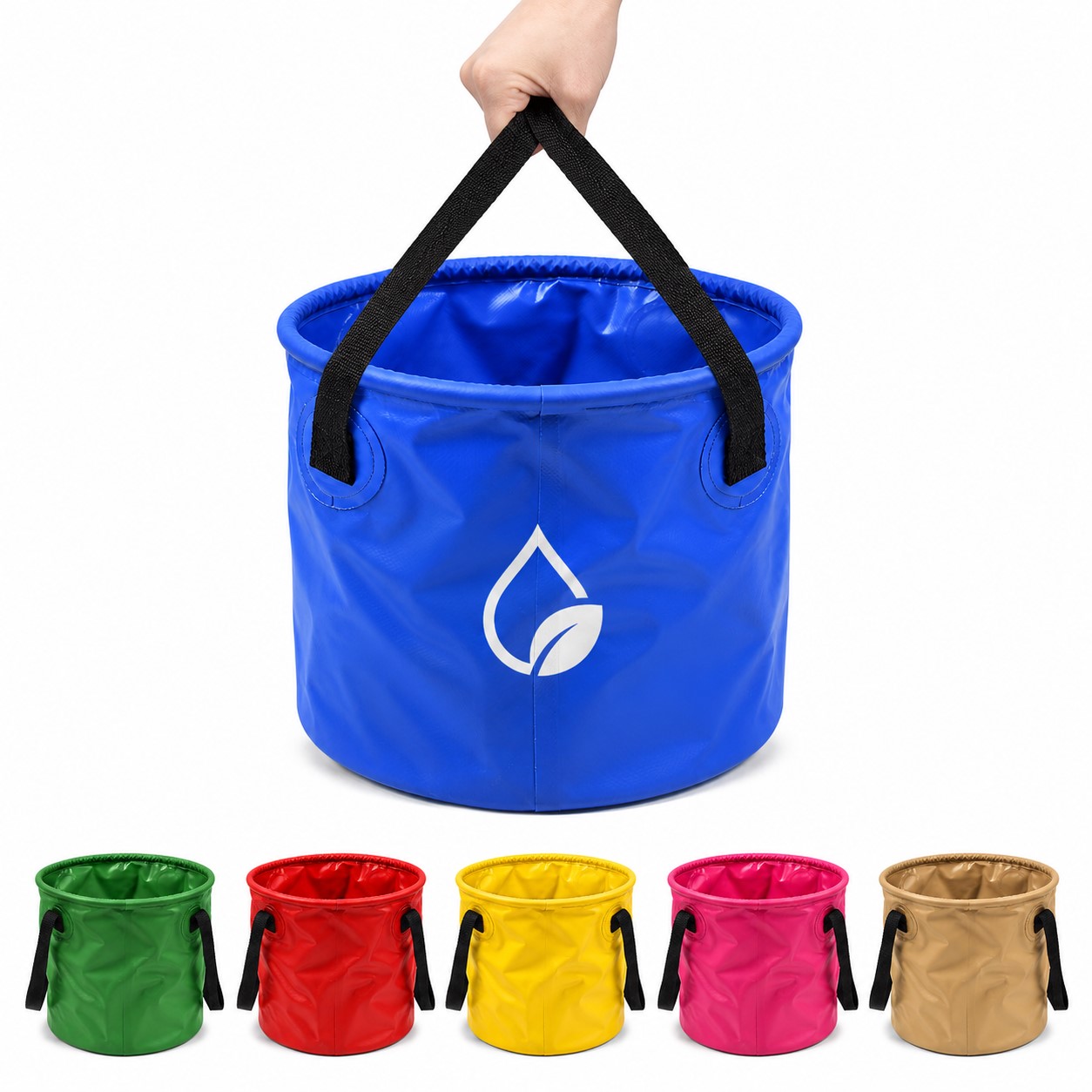 Collapsible 20 Liter PVC Water Bucket