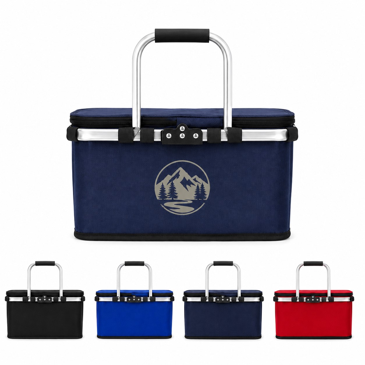 Foldable Oxford Insulated Picnic Basket