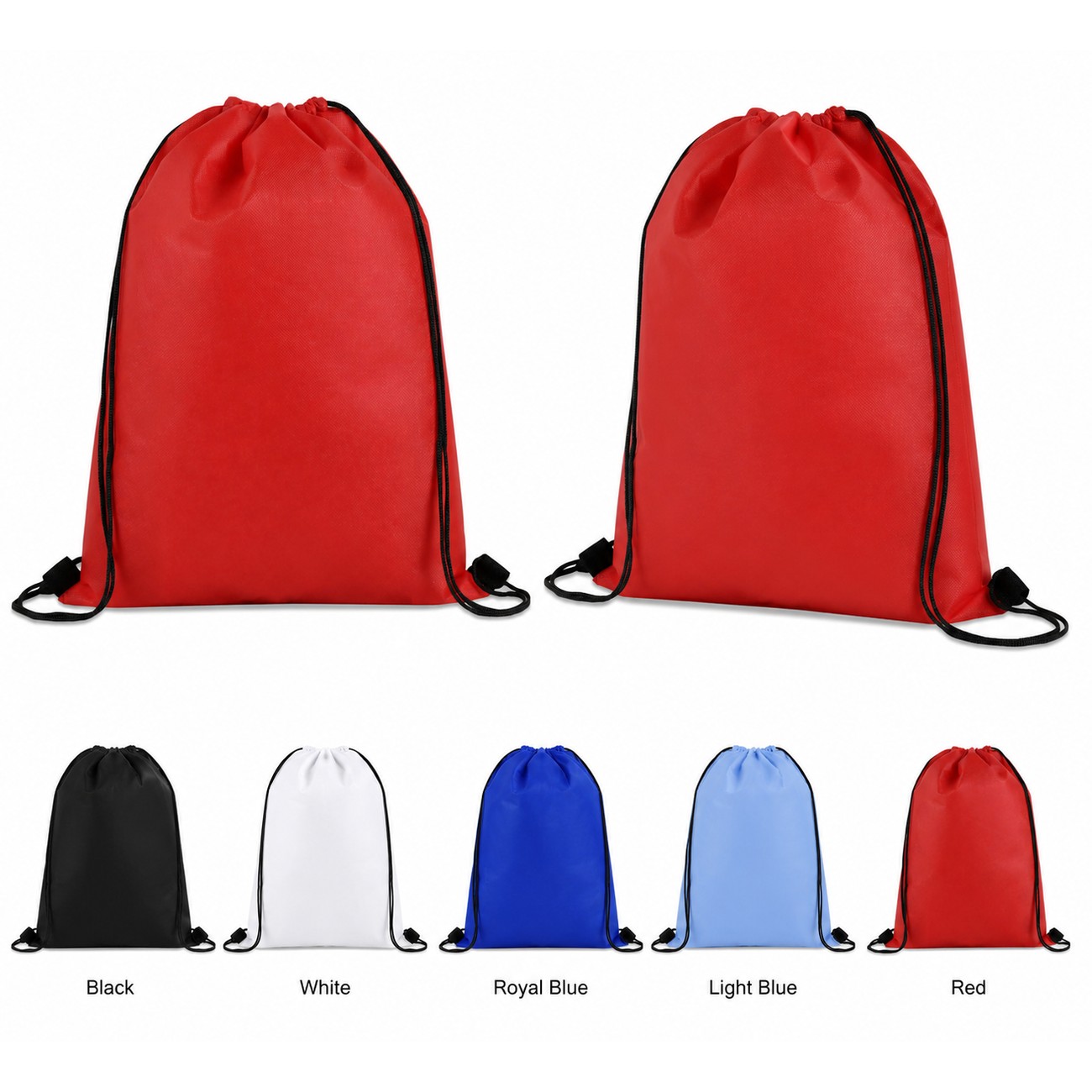 Large Non-Woven Drawstring Cinch Backpack