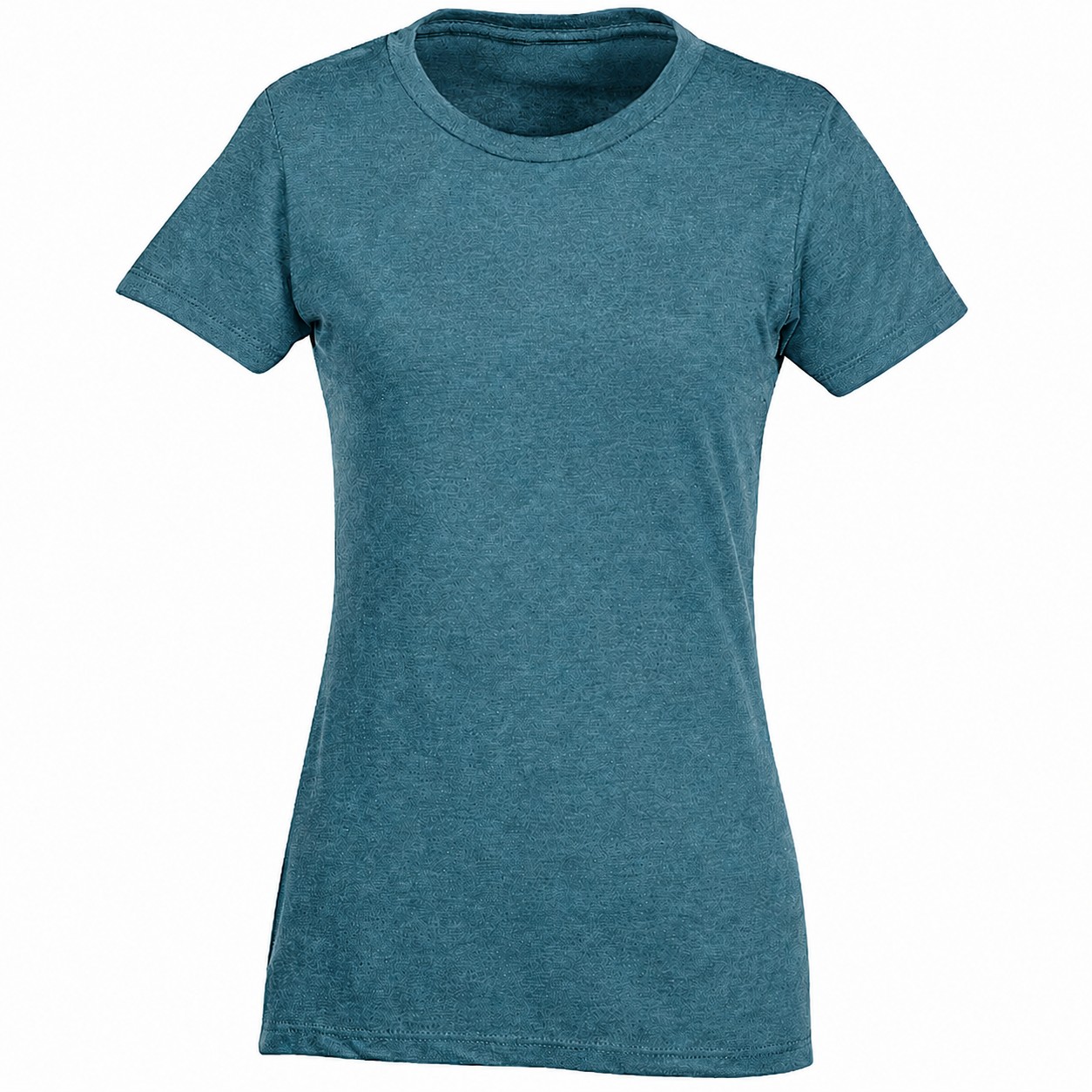 Ladies Cotton Polyester Crew Tee — view 2