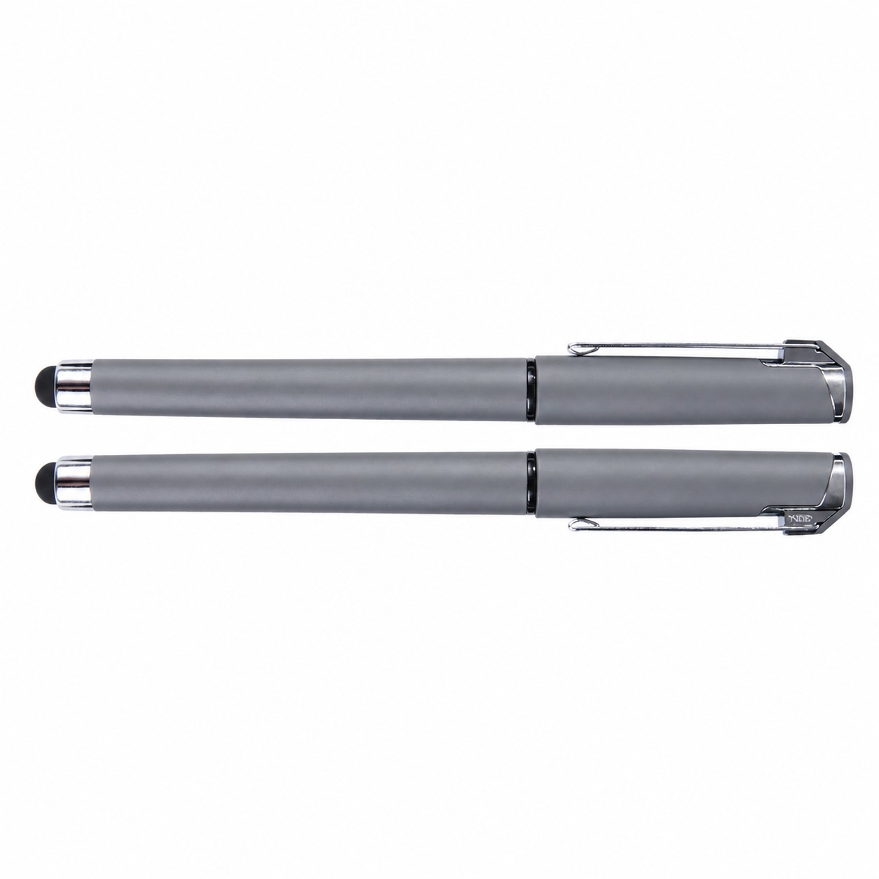 Soft Feel Stylus Gel Pen — Gray