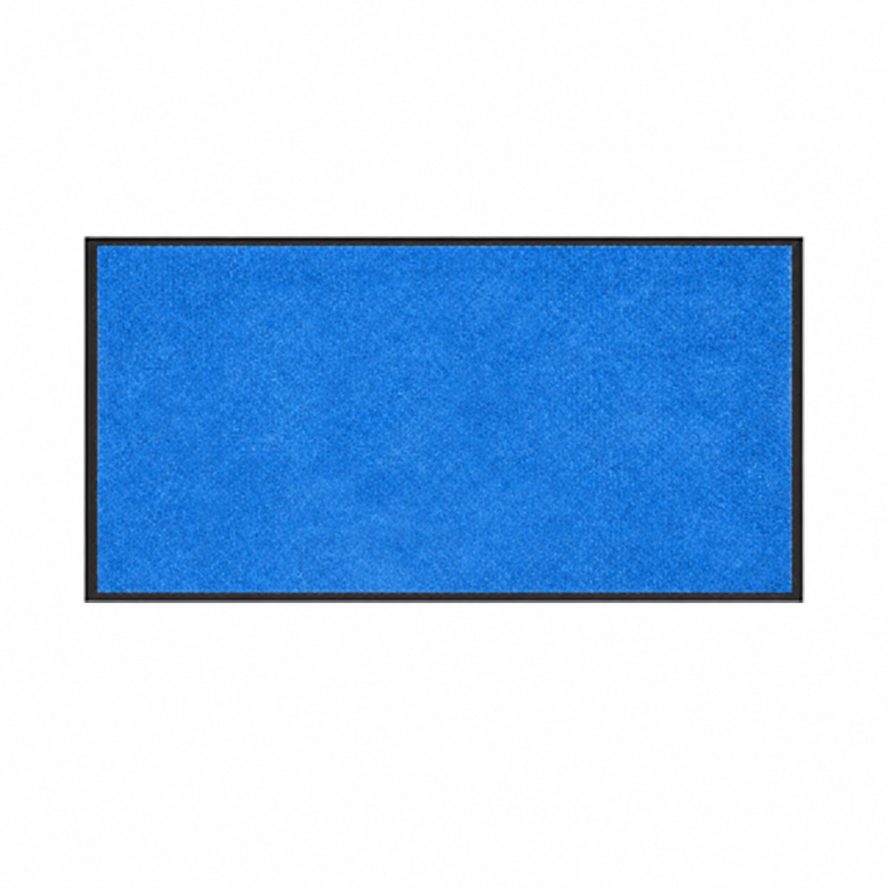 Flax Floor Mat With Nitrile Backing — Blue